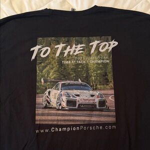 Black Champion Porsche Graphic T-Shirt